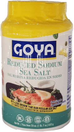 Goya Iodized Salt With Less Sodium