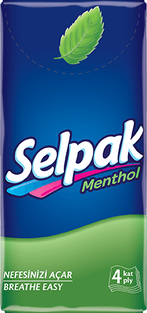 SELPAK Mentholated Classic Hanky 300 Pack/4PLY